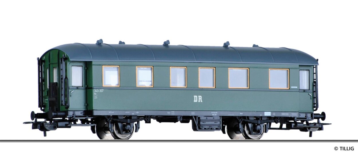 Tillig 74970 Personenwagen Bip 2. Klasse Ep. III DR