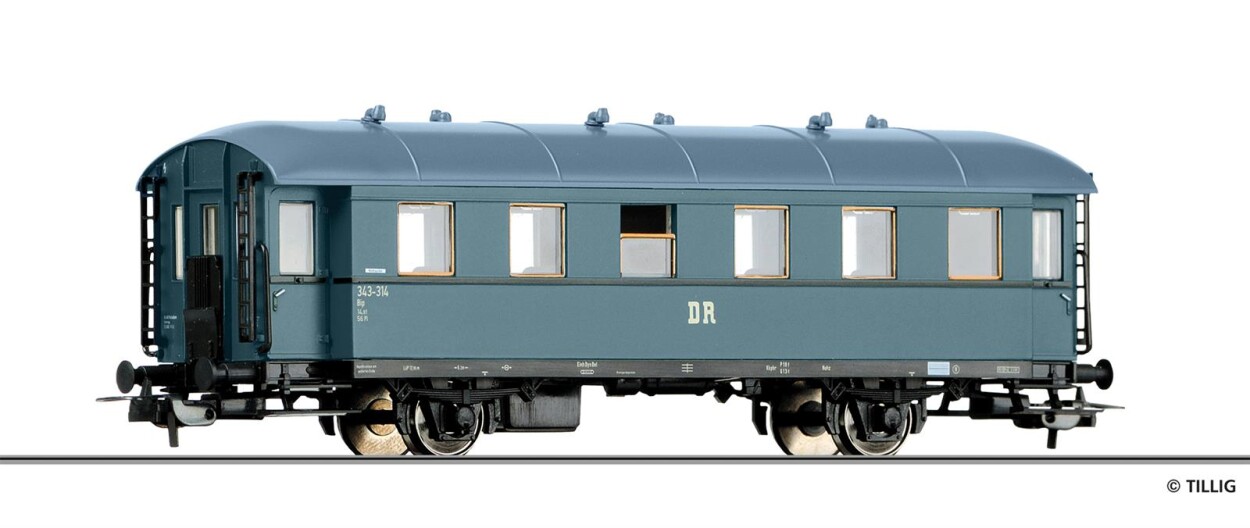 Tillig 74973 Personenwagen Bip 2. Klasse Ep. III DR