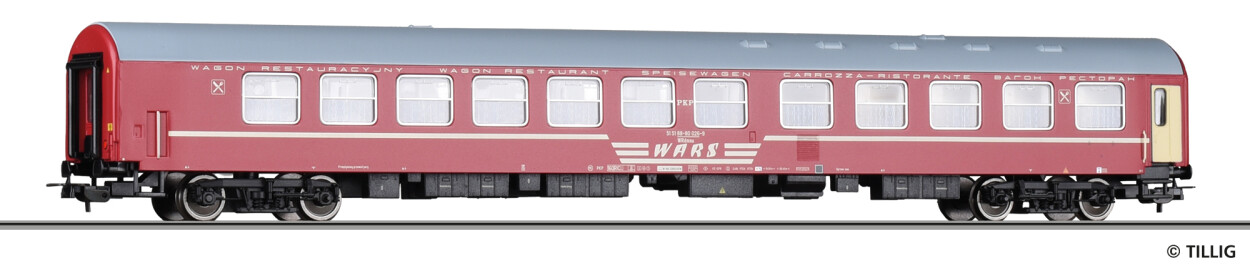 Tillig 74978 Speisewagen WRduu WARS Halberstadt Ep. V PKP