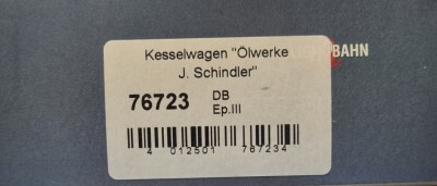Tillig 76723 Kesselwagen &Ouml;lwerke J. Schindler Ep....