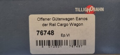 Tillig 76748 Offener G&uuml;terwagen Eanos Ep. VI...