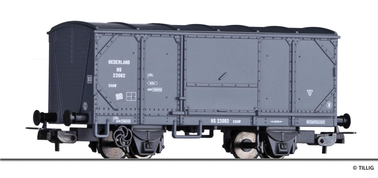 Tillig 77000 Gedeckter Güterwagen CHAW Ep. III NS