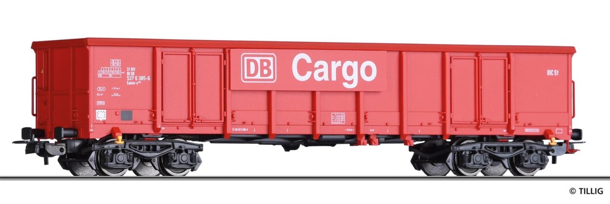 Tillig 77005 Offener Güterwagen Eanos-x 052 der Ep. V DB-Cargo