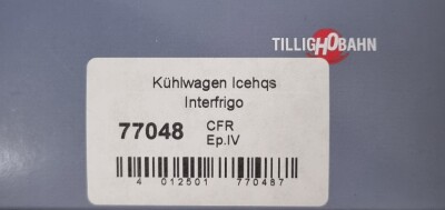 Tillig 77048 K&uuml;hlwagen Icehqs Interfrigo Ep. IV CFR