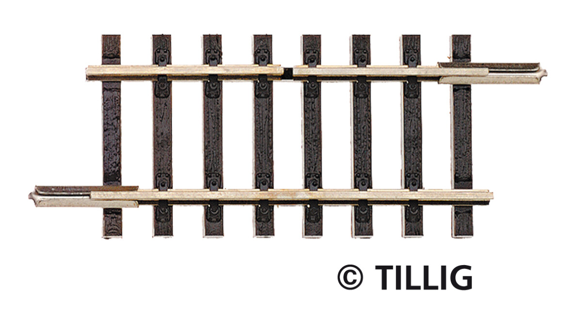 Tillig 83155 Unterbrecher-Gleis 41,5 mm einseitig getrennt (ohne Anschlüsse)
