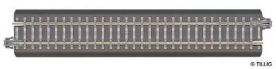 Tillig 83740 Bettungs-Anschluss-Gleis G1 166 mm grau