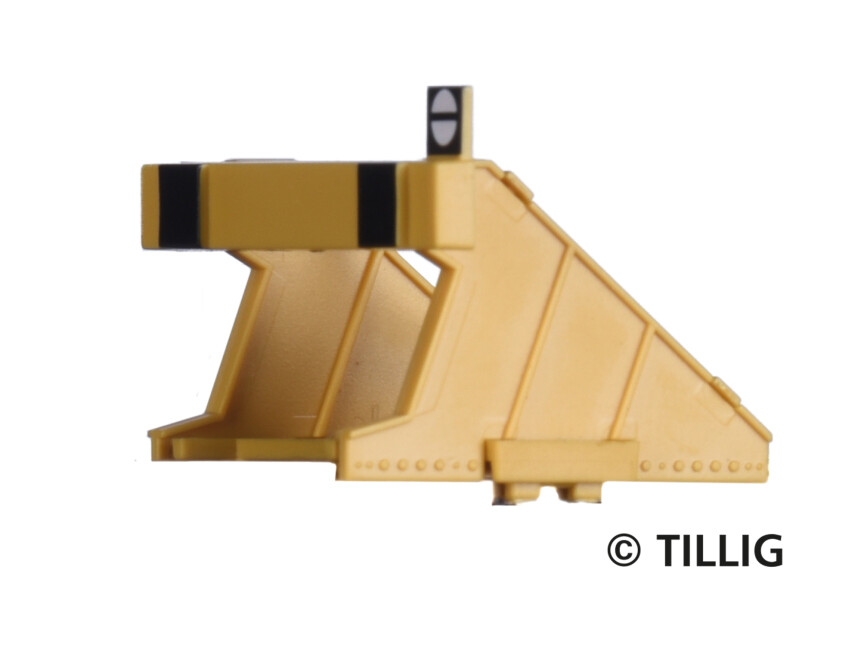 Tillig 85512 Bausatz vier Prellböcke für ELITE-Gleis-System gelb