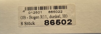 Tillig 86502 Gleisbettung Elitegleis dunkel (braun)...