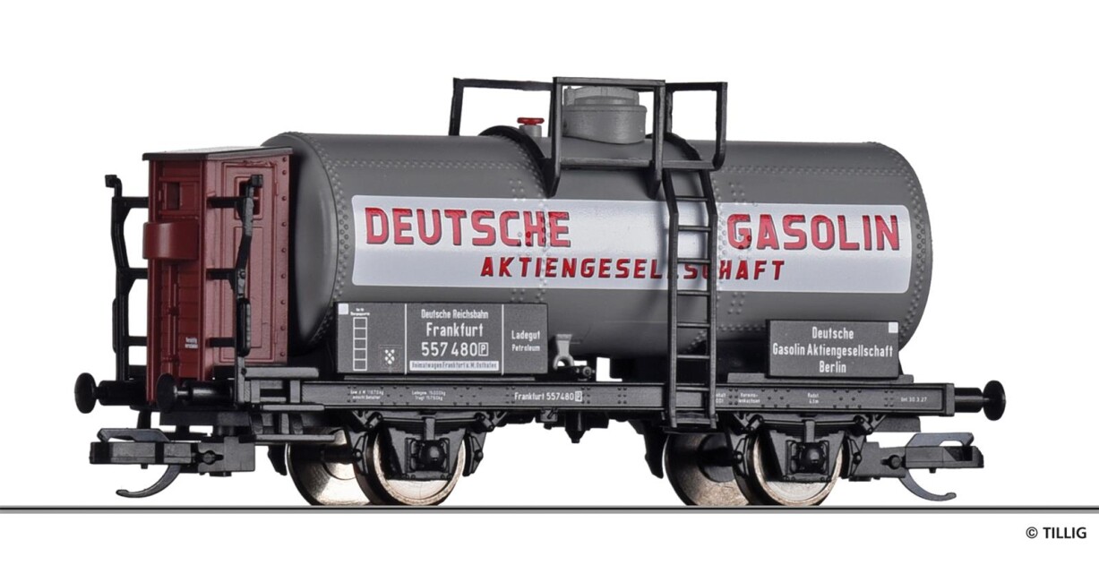 Tillig 95867 Kesselwagen „Deutsche Gasolin AG“ Ep. II DRG