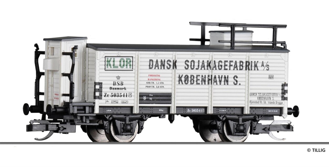 Tillig 95893 Flüssiggaswagen „Dansk Sojakagefabrik Kobenhavn“ Ep. III DSB