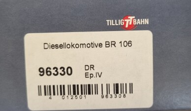 Tillig 96330 Diesellok BR 106 Ep. IV DR