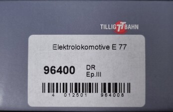 Tillig 96400 E-Lok E 77 Ep. III DR
