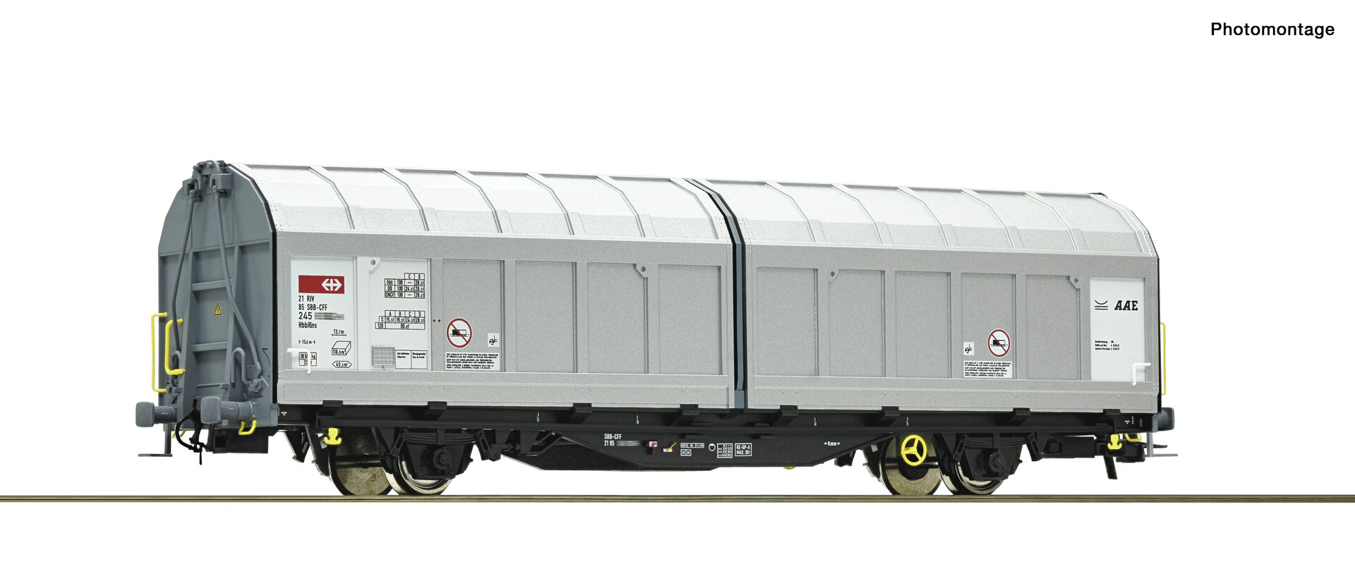 Roco Schiebewandwagen Hbbillns Ep V Sbb Cargo