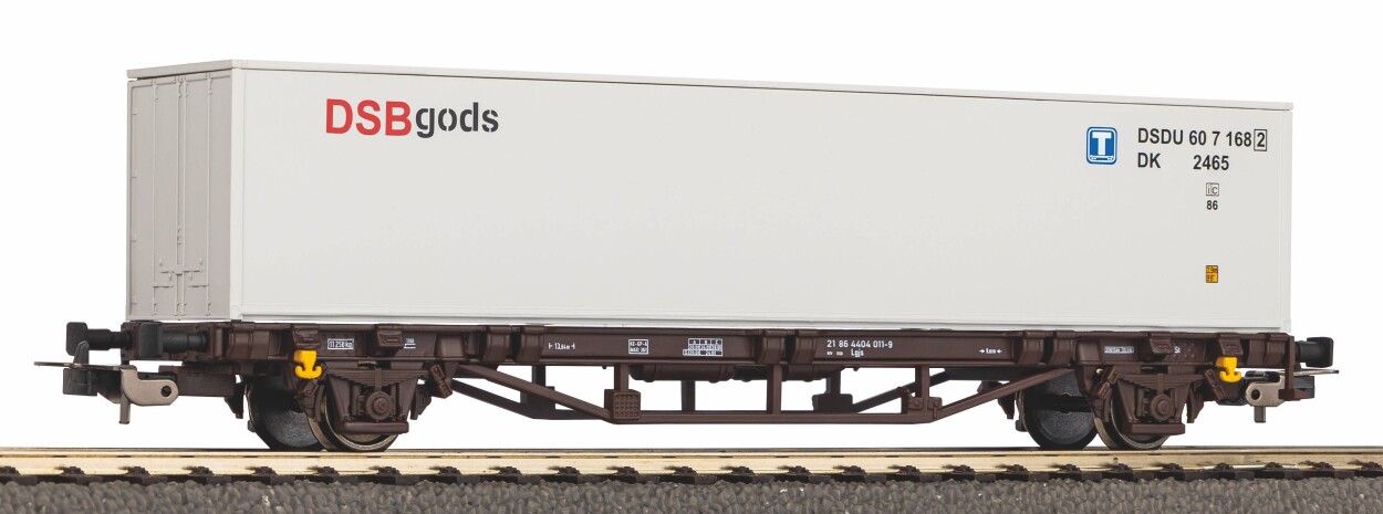 PIKO 27720  Containertragwagen Lgjs mit Container Ep. V DSB