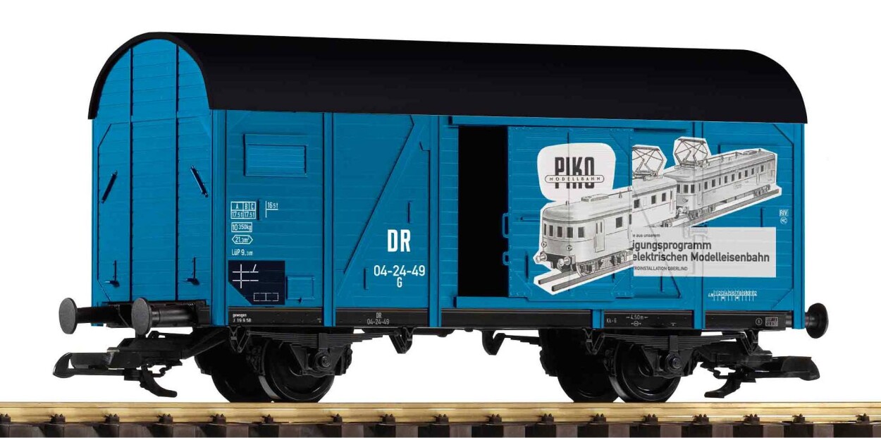 PIKO 37972  Gedeckter Güterwagen VEB PIKO Ep. III DR