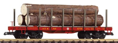 PIKO 38786  Flachwagen mit Holzladung  UP