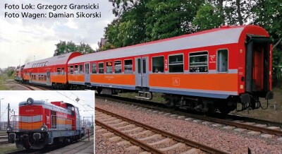 PIKO 57114  Start-Set Personenzug mit Diesellok SM42 Ep....