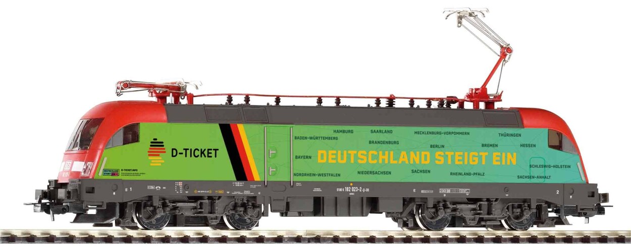 PIKO 57827 E-Lok Taurus Deutschland-Ticket Ep. VI DB AG  AC