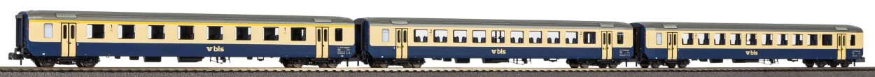 PIKO 94461  3er Set Personenwagen EW I 1. und 2. Klasse Ep. V BLS