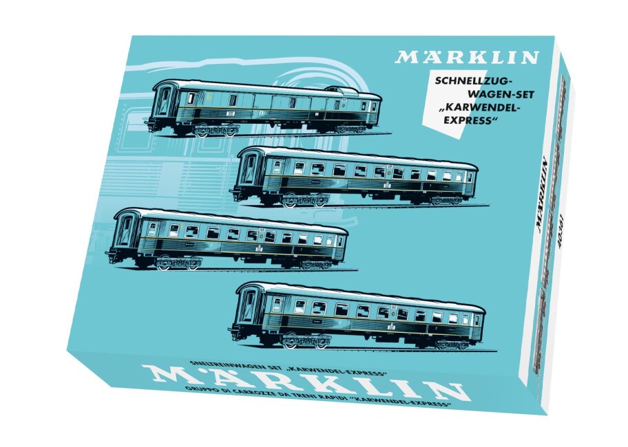 Märklin 40361 4er Set Personenwagen Karwendel-Express  Ep. II DRG