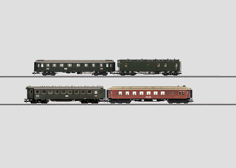 Märklin 42762 Schnellzugwagen-Set "D 119" Ep. II DRG