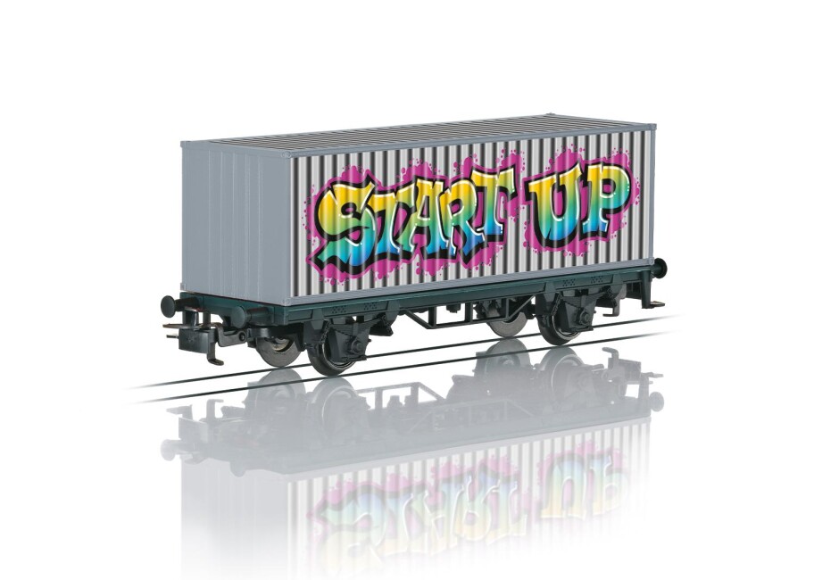 Märklin 44831 Containerwagen Graffiti Ep. VI Start up