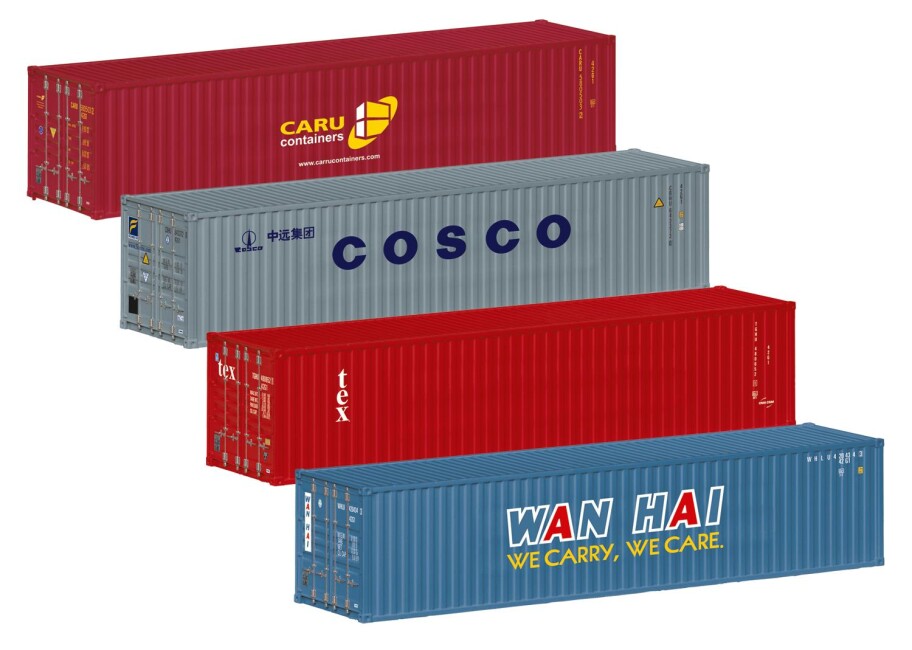 Märklin 76552 4er Set Container 40ft.  Ep. VI