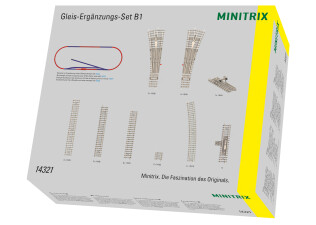 Minitrix 14321 Gleis-Erg&auml;nzungs-Set B1 Betonschwellen