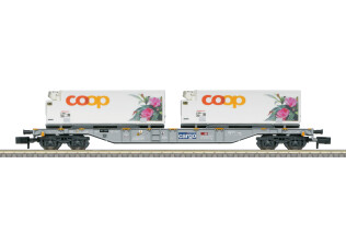 Minitrix 15494 Containertragwagen Sgns mit K&uuml;hlung...