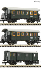 Fleischmann 6260023 3er Set Personenzug Ep. III DB