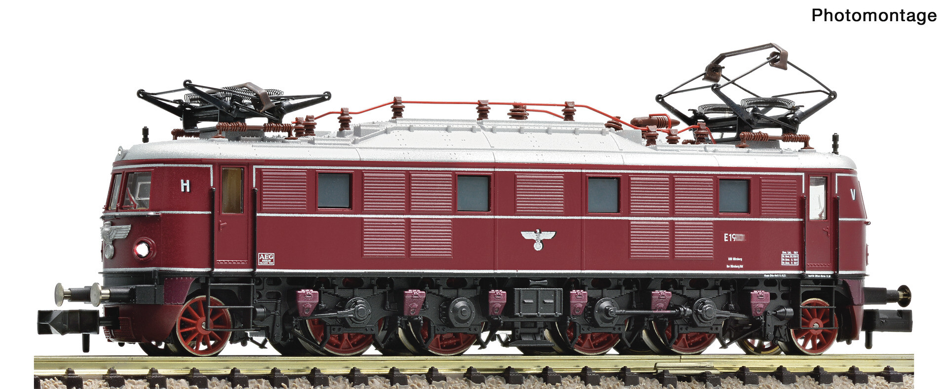 Fleischmann 7560030 E-Lok BR E19 rot Ep. II DRB