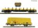 Fleischmann 880908 2er Set Rungenwagen + Ladung gelb Ep. VI Strukton