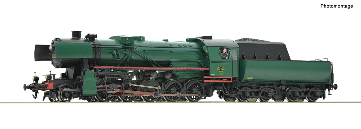 Roco 78044 Dampflok Serie 26 Ep. III SNCB Sound AC