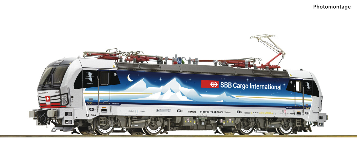 Roco 7510038 E-Lok BR 193 Railpool Ep. VI SBB Sound