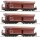 Roco 77031 3er Set Erzwagen mit Ladung 2 Ep. IV DB