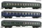 Roco 6200051 3er Set Personenwagen &quot;Hispania Express&quot; 1 Ep. IV DB