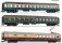 Roco 6200052 3er Set Personenwagen &quot;Hispania Express&quot; 2 Ep. IV DB