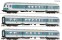 Roco 6200034 3er Set Personenwagen n- Ep. V-VI DB AG