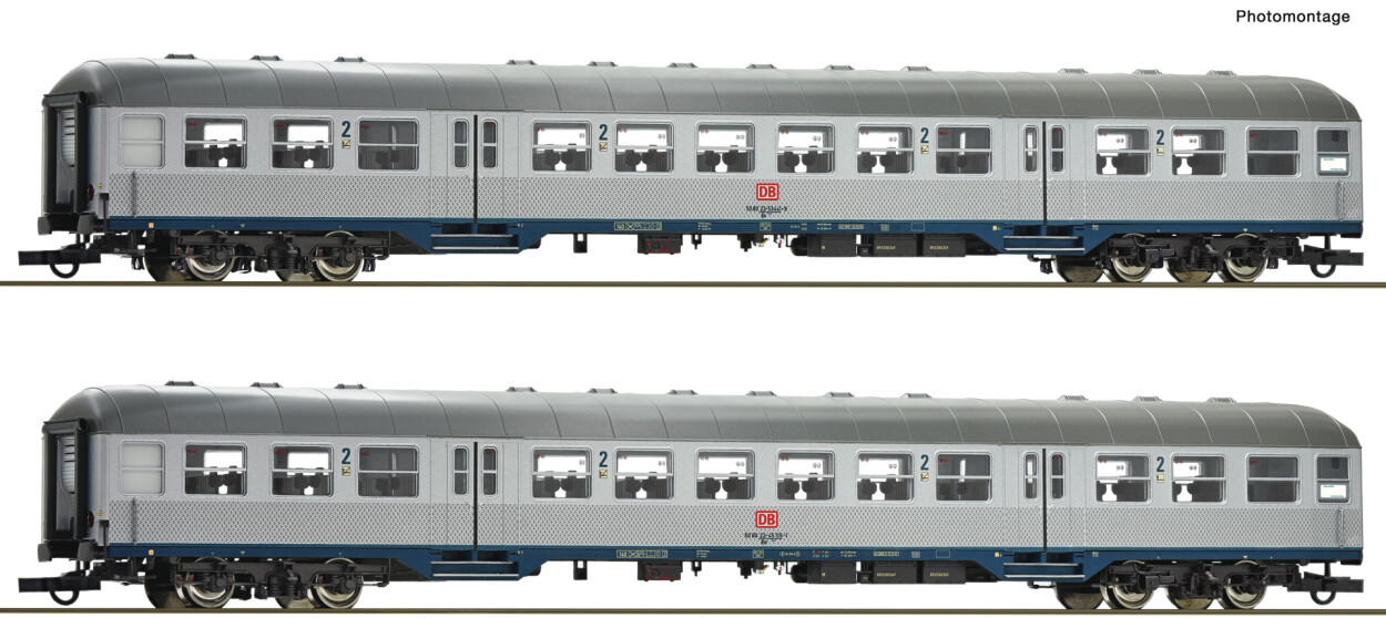 Roco 6200035 2er Set Personenwagen n- Ep. V-VI DB AG