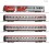 Roco 74047 4er Set Personenwagen IC 515 Hahnenkamm Ep. VI &Ouml;BB