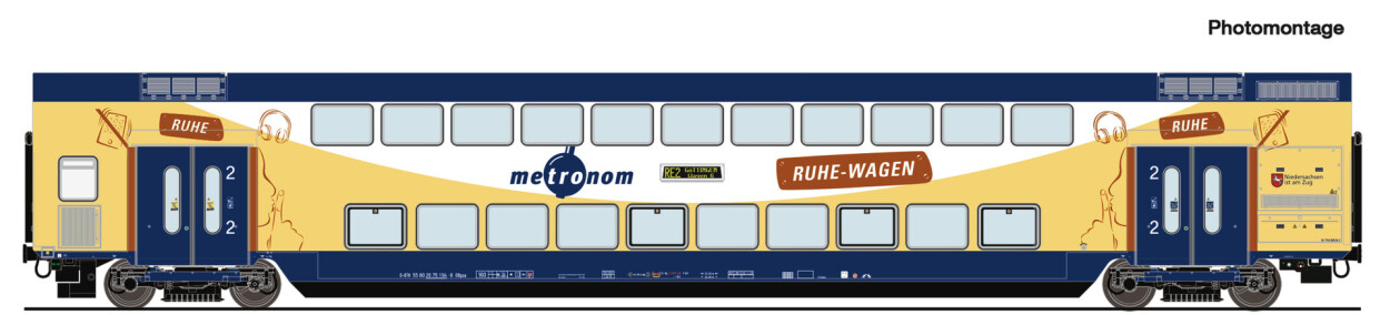 Roco 6200107 Doppelstockwagen Ep. VI Metronom