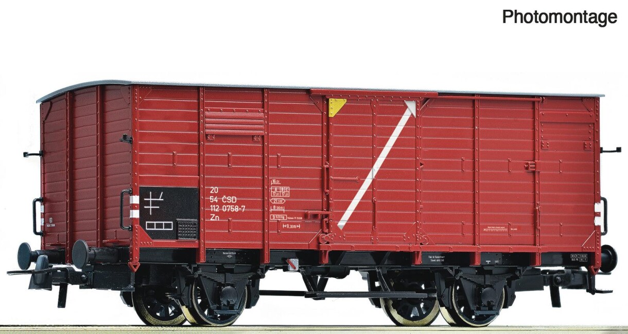 Roco 76323 Gedeckter Güterwagen Zn Ep. IV CSD