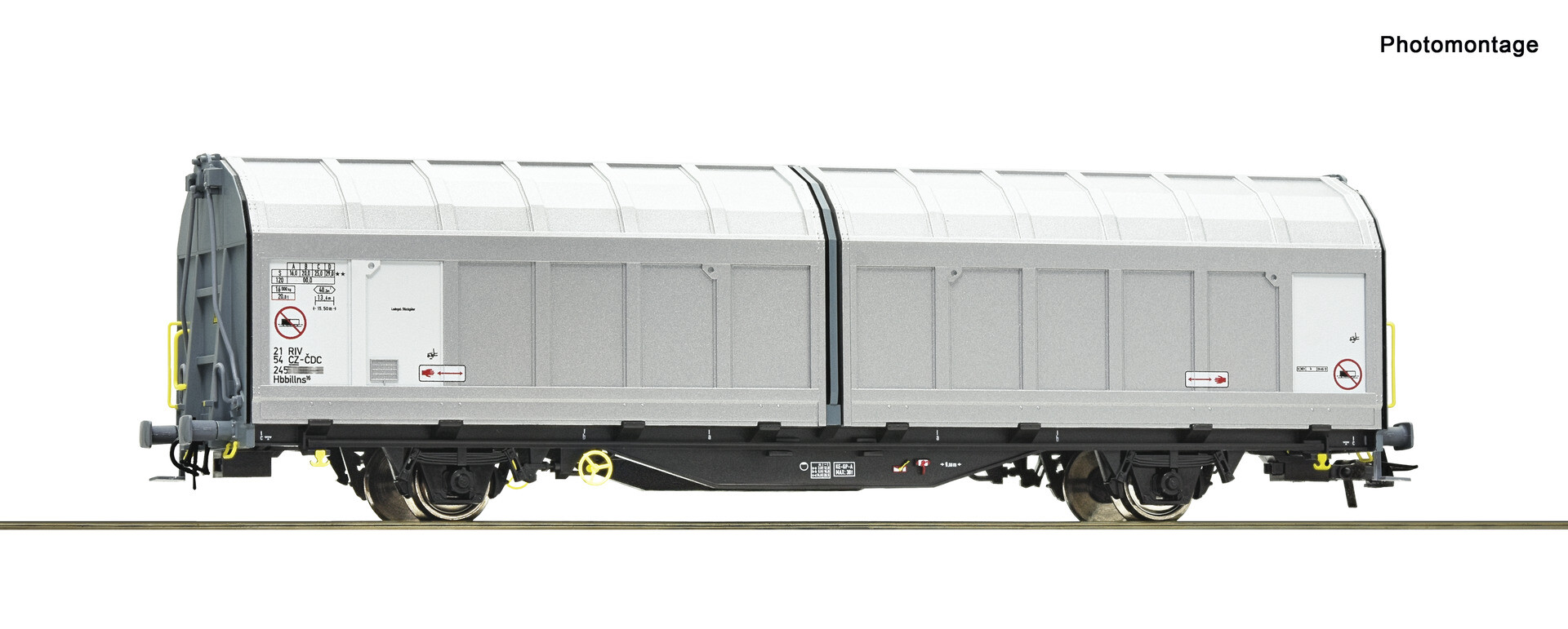 3 Wagons Bâchés Rilns Cargo Ep VI - N 1/160 - Minitrix 15116 Neufs
