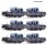 Roco 76002 3er Set Schwerlastwagagen Sahs mit Coil-Ladung Ep. IV DB