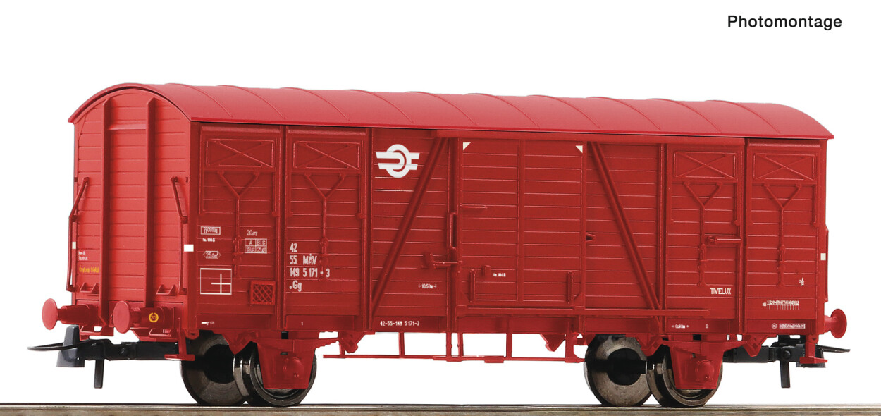Roco 6600097 Gedeckter Güterwagen Gg Ep. IV MAV