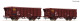 Roco 6600082 2er Set Rolldachwagen Tms Ep. IV FS