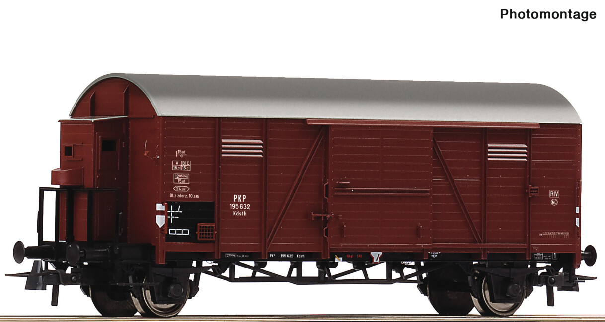Roco 6600059 Gedeckter Güterwagen Kdsth Ep. III PKP