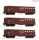 Roco 6600087 3er Set Hochbordwagen Eas Ep. VI Budamar