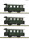 Roco 6240001 3er Set Schmalspur-Personenwagen Bi Ep. IV-V &Ouml;BB