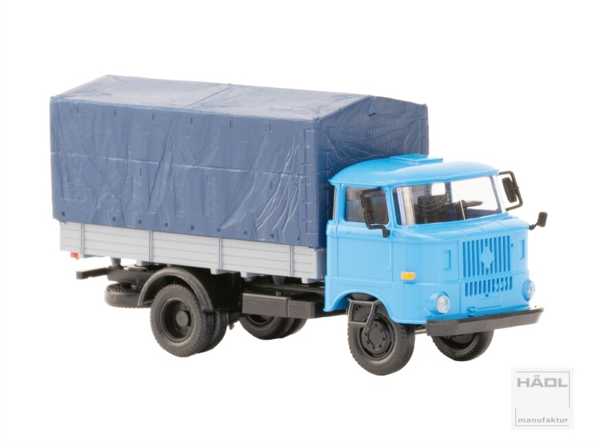 HÄDL 121043-03 IFA W50L Holzpritsche Plane Hellblau